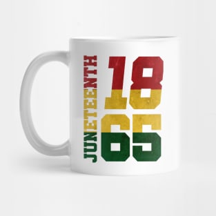 Juneteenth 1865 Black History African American Men Women Mug